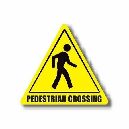 ERGOMAT 32in TRIANGLE SIGNS - Pedestrian Crossing DSV-SIGN 1024 #0060 -UEN